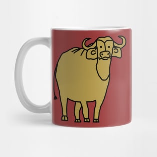 Metal Ox Mug